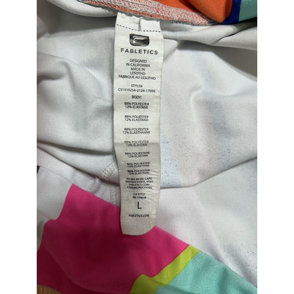 FABLETICS Workout leggings, Athletic leggings, Stretch Fitness Leggings.  Medium - Picture 3 of 3